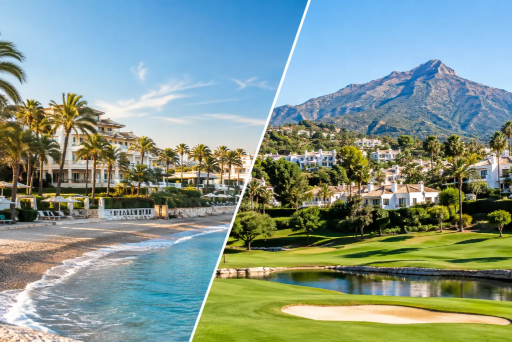 Golden Mile Versus Nueva Andalucia Compared