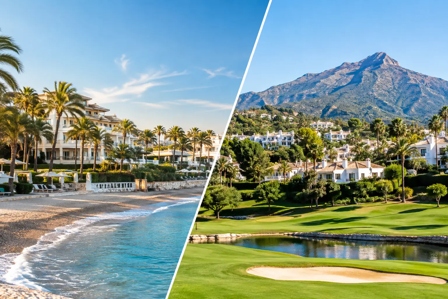 Golden Mile Versus Nueva Andalucia Compared